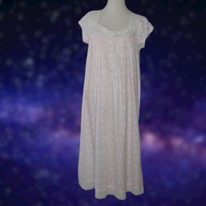Lanz of Salzburg all cotton summer nightgown size S very feminine